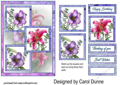TS Pink & lilac lilies