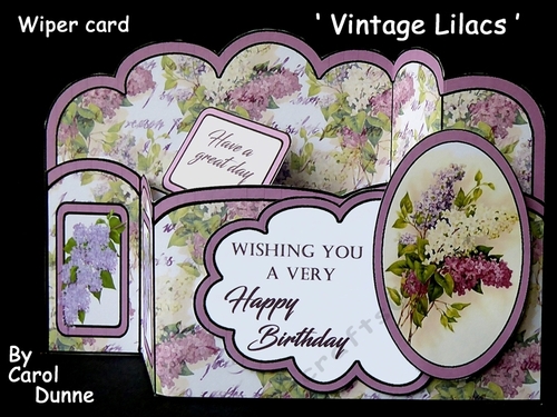 Wiper vintage Lilacs