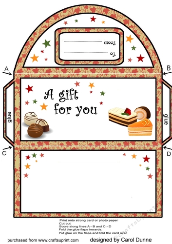 Money wallet Chocolate & cakes