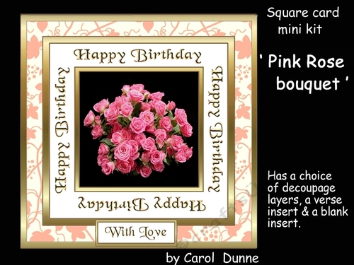 SC Pink Rose bouquet