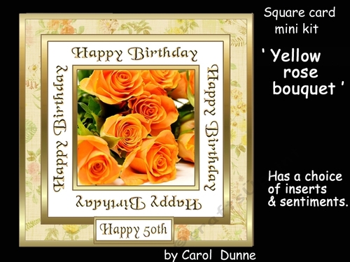 SC Yellow rose bouquet