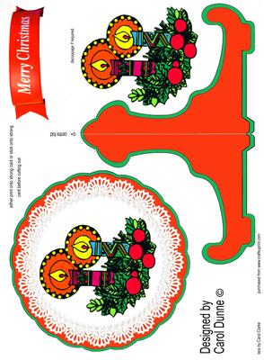 Christmas Aztex Candles Plate