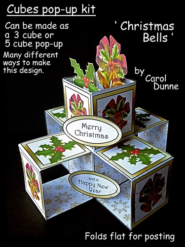 Cube pop-ups Christmas Bells