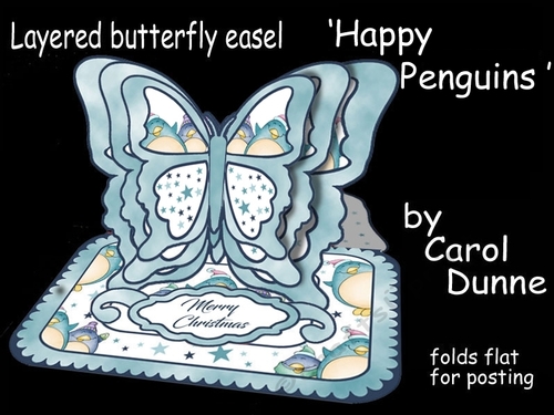 Butterfly easel Happy Penguins