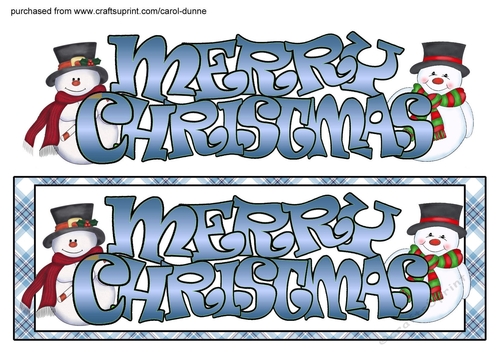 Snowmen2 DL (Large) blue