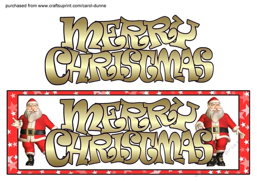 Santa DL (Large) red