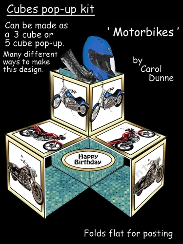 Pop-up cube Motorbikes