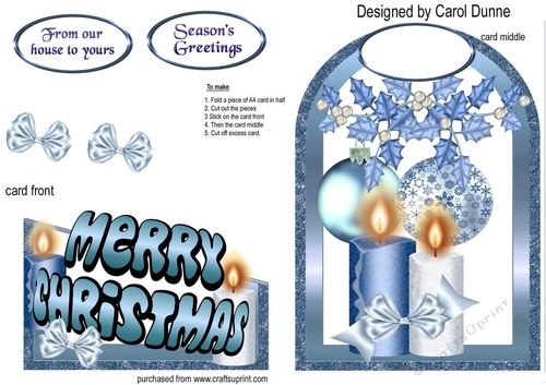 Baubles and candles cutaway