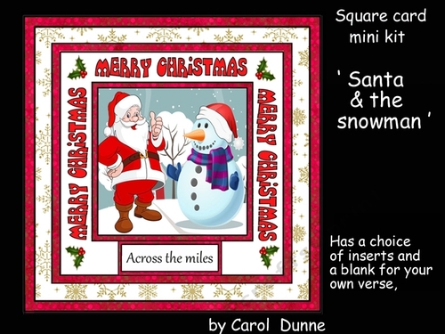 SC Santa & the snowman