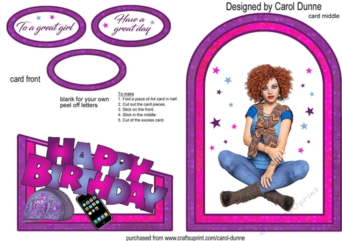 Cutaway Trendy Girl