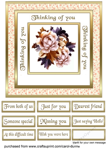 Autumn Roses (Thinking of you)