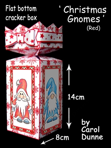 Cracker box Christmas gnomes (Red)