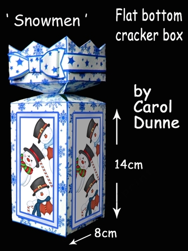 Cracker box Snowmen
