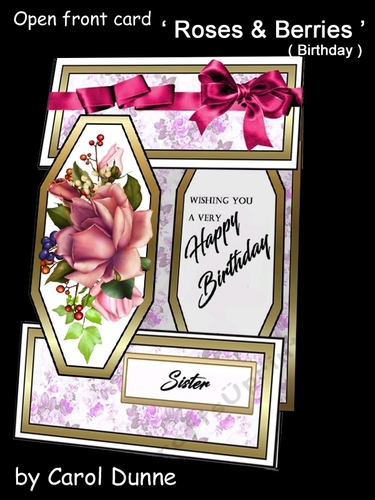 Open front Roses & Berries (Birthday)