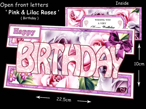 OFL Pink and Lilac Roses Birthday