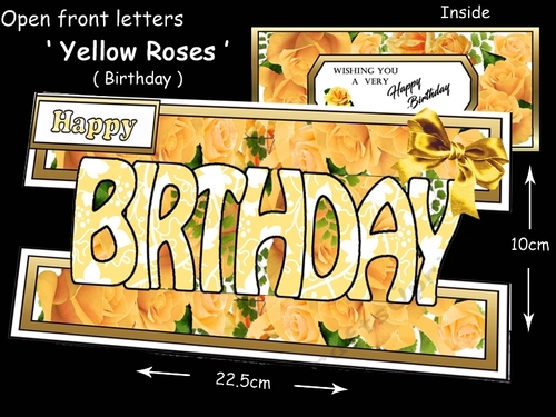 OFL Yellow Birthday Roses