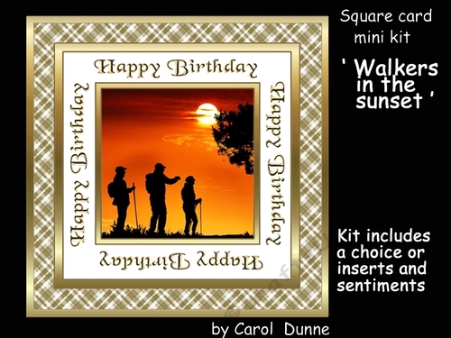SC Walkers in the sunset