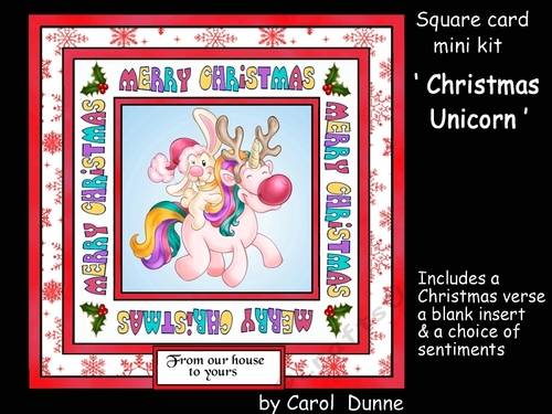 SC Christmas Unicorn