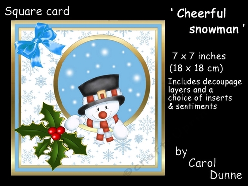 SC Cheerful snowman