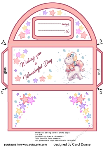 Money wallet Christmas Unicorn