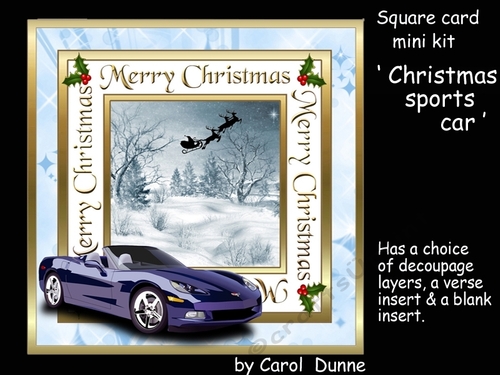 SC Christmas Sports car