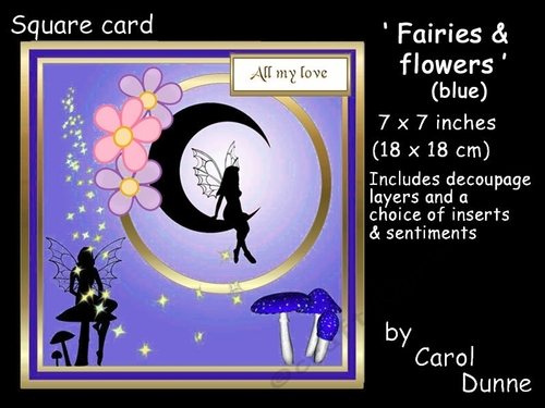 SC Fairies & flowers (blue)