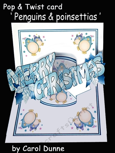 Pop & twist Penguins & poinsettias