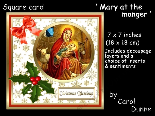 SC Mary at the manger