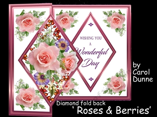 DFB Pink roses & berries