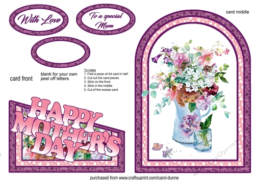 Cutaway Vase of flowers MD
