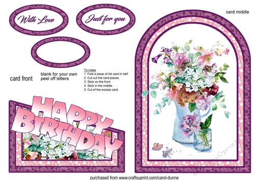 Cutaway Vase of flowers BD