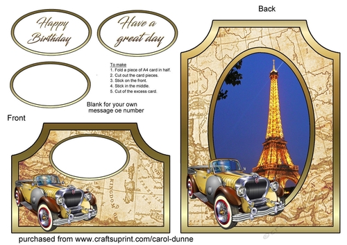 Cutaway Vintage travel