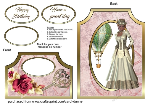 Cutaway Steam punk lady