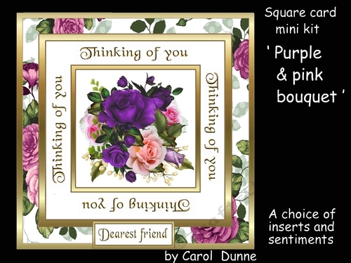 SC Purple & pink bouquet