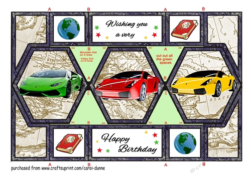 Tri fold Fast cars