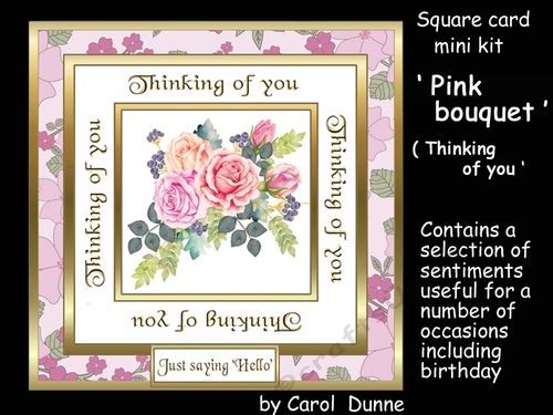 SC Pink bouquet (Thinking of you)