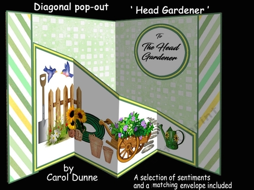 Diagonal pop-out Head gardener