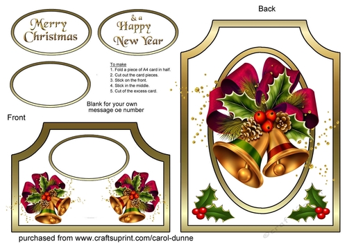 Cutaway Christmas bells