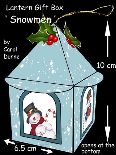 Lantern Snowmen