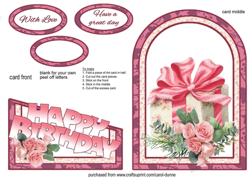 Cutaway Birthday gift