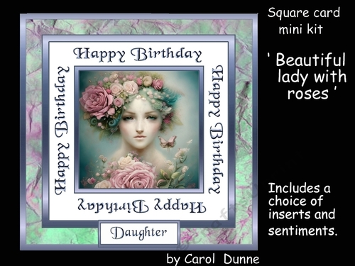SC Beautiful lady with roses