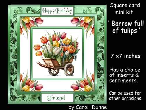 SC Barrow full of tulips