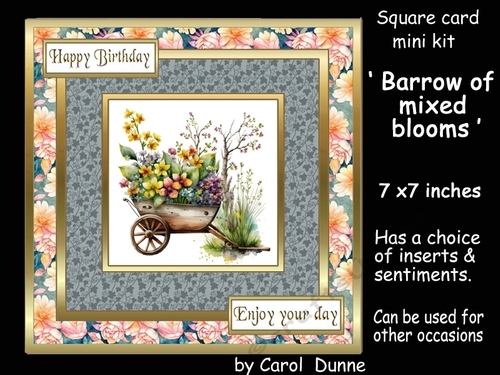 SC Barrow of mixed blooms