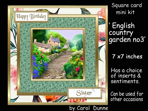 SC English country garden no3
