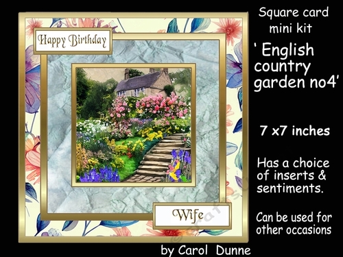 SC English country garden no4