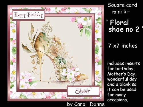 SC Floral shoe no2
