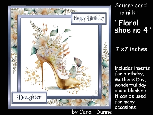 SC Floral shoe no4