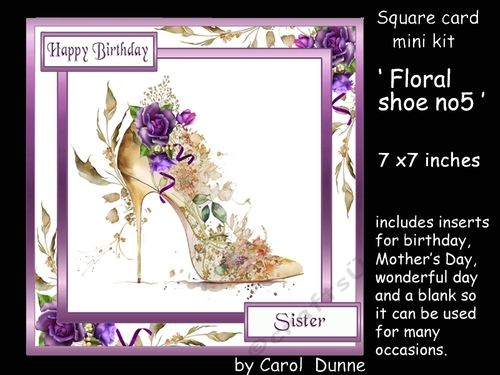 SC Floral shoe no5