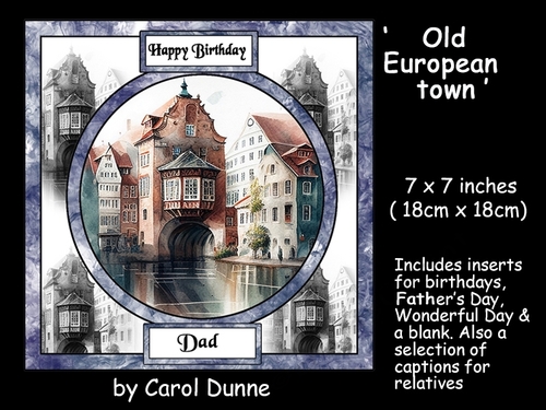 Old European town mini kit