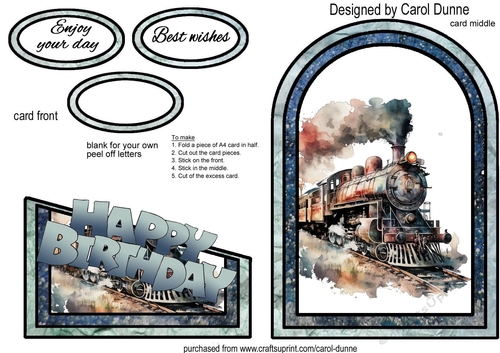 Cutaway Steam engine (watercolour)